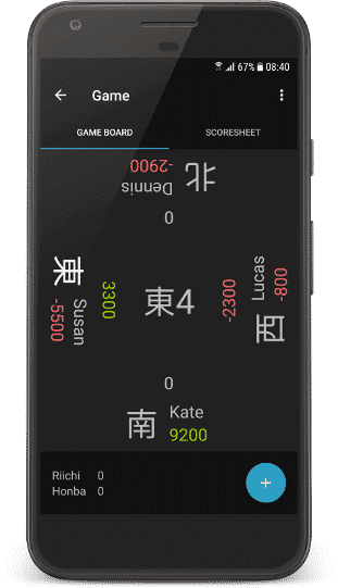 Mahjong Score Tracking App
