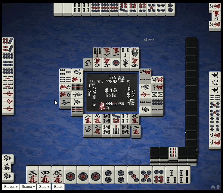 East 4, 0 Honba (Last of East Round)