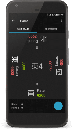 Mahjong Score Tracking App