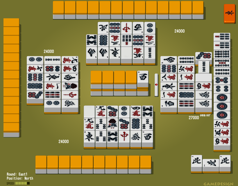 Cartões de jogo (10) - Riichi Mahjong